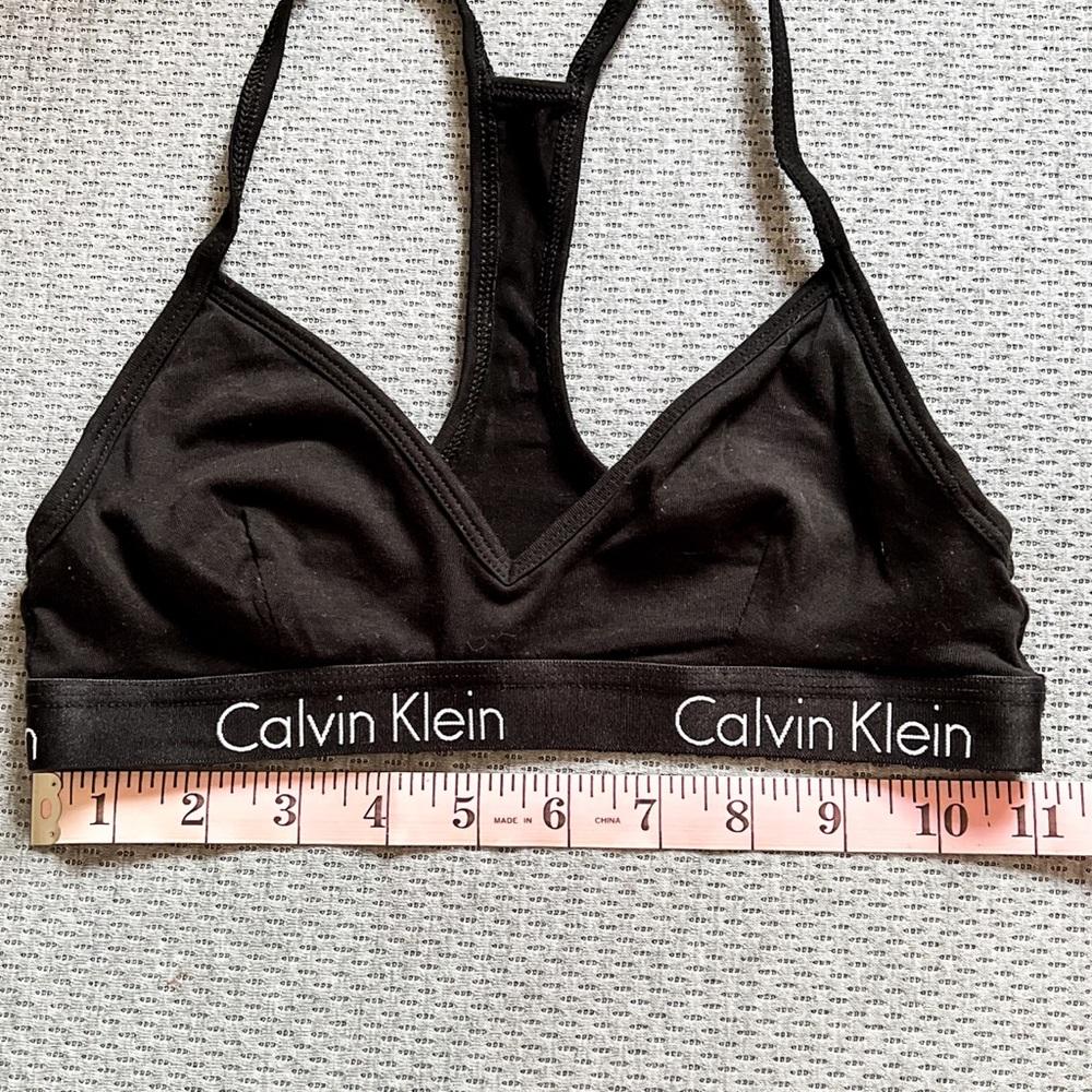 Calvin Klein Underwear | Logo Racerback Triangle Bralette - Picture 4 of 4